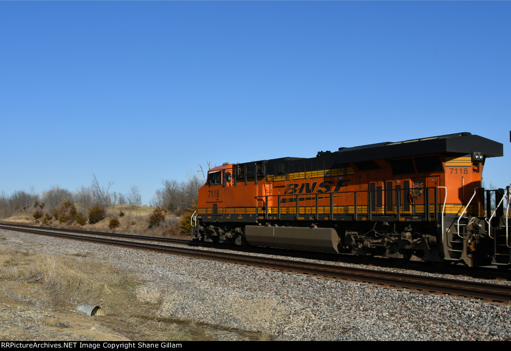 BNSF 7118 Roster shot